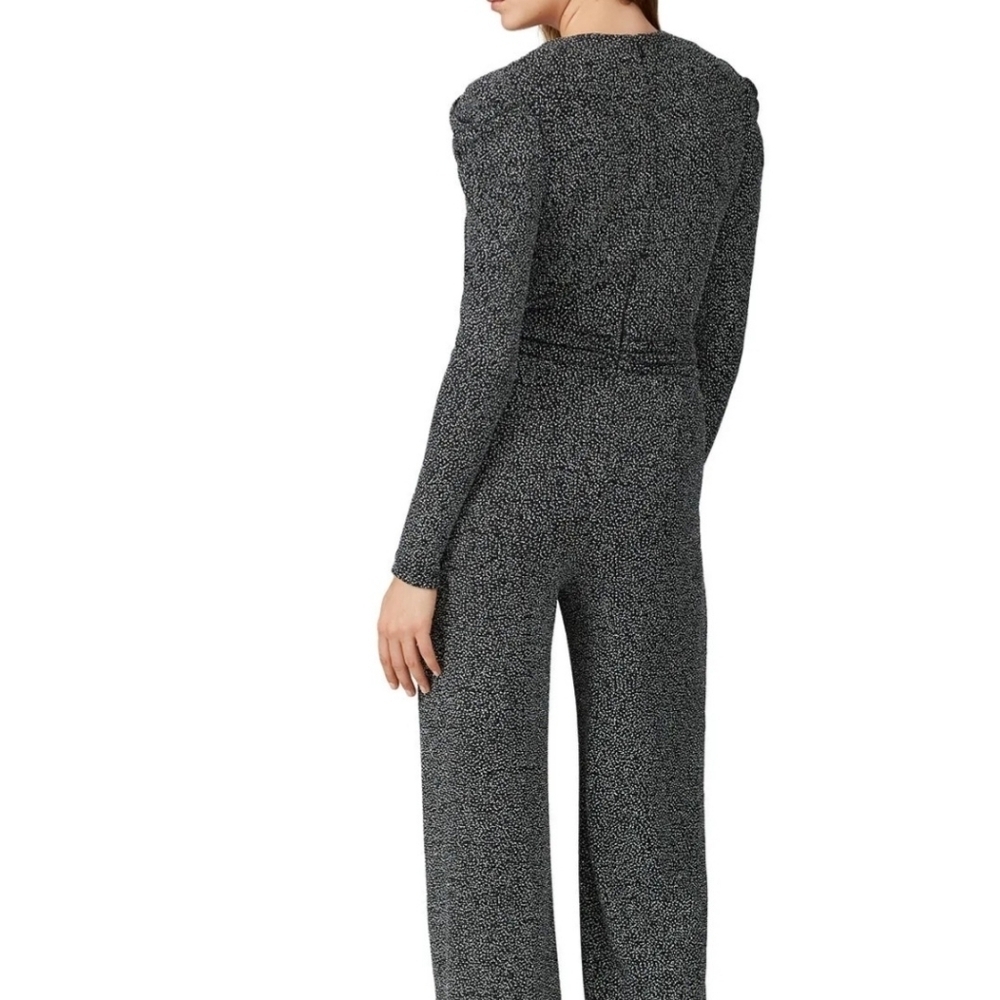 Jonathan Simkhai Black Glitter Jumpsuit grey 6 - Picture 7 of 13